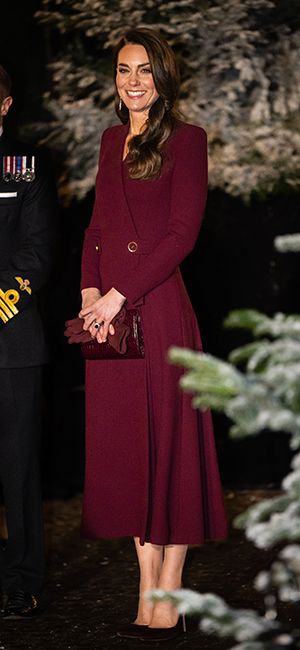 Kate Middleton Stuns In £750 Printed Coat During Incredibly Moving ...