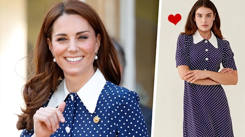 Obsessed with Princess Kate’s polka dot Alessandra Rich dress? You’ll love this M&S lookalike