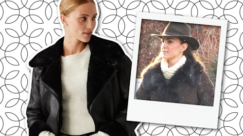Princess Kate's shearling jacket is sold out but we've found an M&S lookalike
