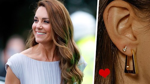 Princess Kate's timeless triangle hoops are the ultimate accessory - and they're less than £80