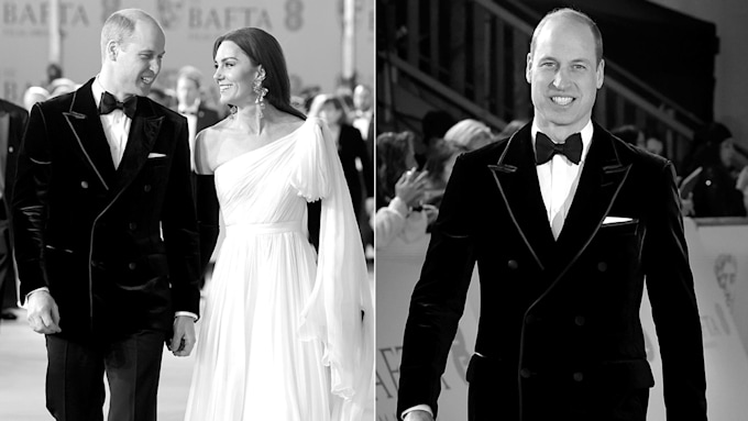 Prince William and Princess Kate at the EE BAFTAs 2023