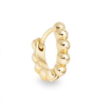 gold huggie earring