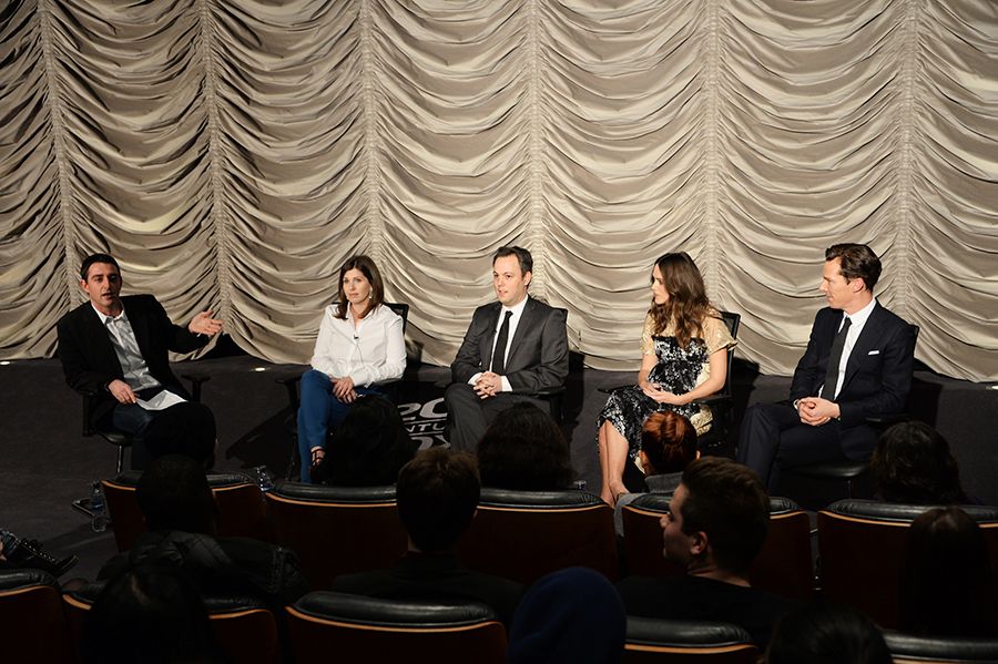 Keira Knightley and Benedict Cumberbatch support The Imitation Game