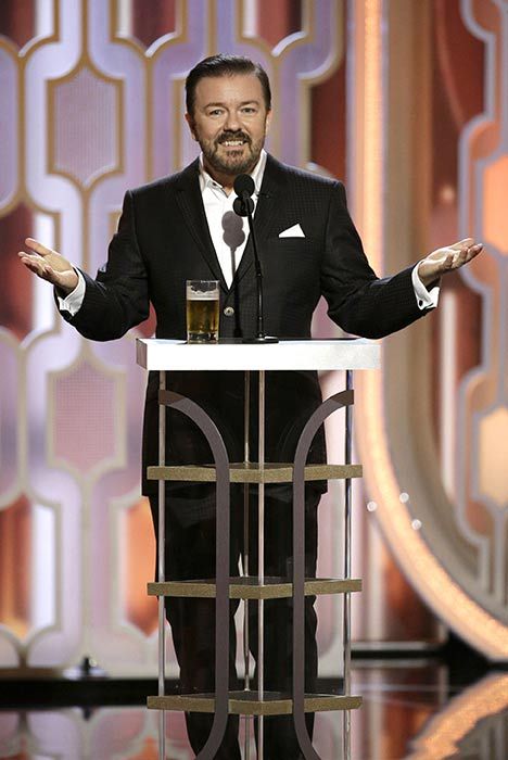 Golden Globes 2016: Watch Ricky Gervais' opening monologue | HELLO!