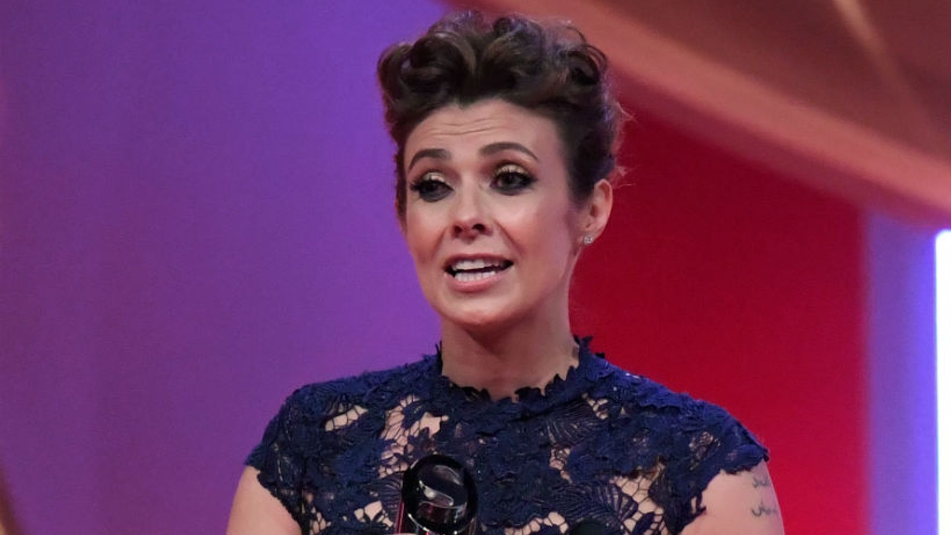 British Soap Awards: Kym Marsh dedicates her award to late son Archie