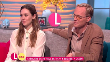 Paul Bettany and Elizabeth Olsen on The Crown
