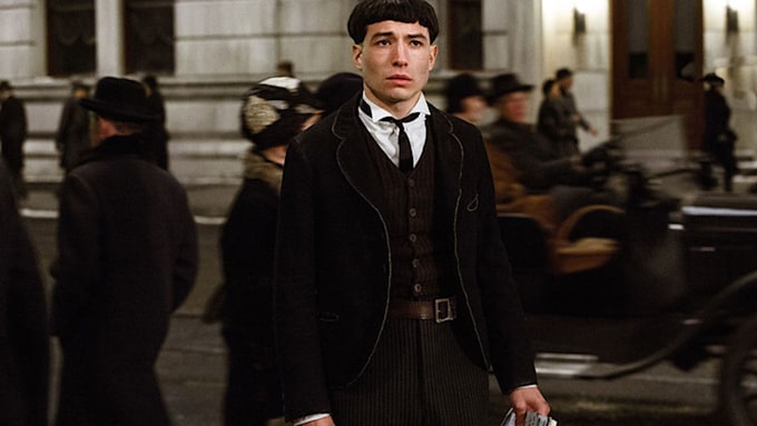 Ezra Miller in Fantastic Beasts 