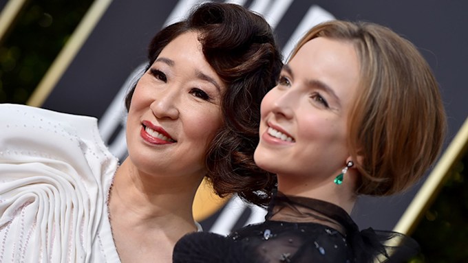 sandra oh and jodie comer