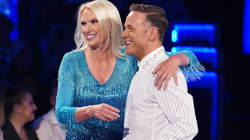 Strictly star Anneka Rice in awkward encounter with Kevin Clifton following elimination