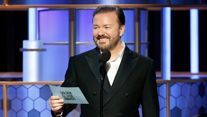 Ricky Gervais' most risqué jokes at the 2020 Golden Globes | HELLO!