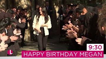 ITV's Lorraine viewers left shocked after Meghan Markle birthday ITV's Lorraine viewers left shocked after Meghan Markle birthday