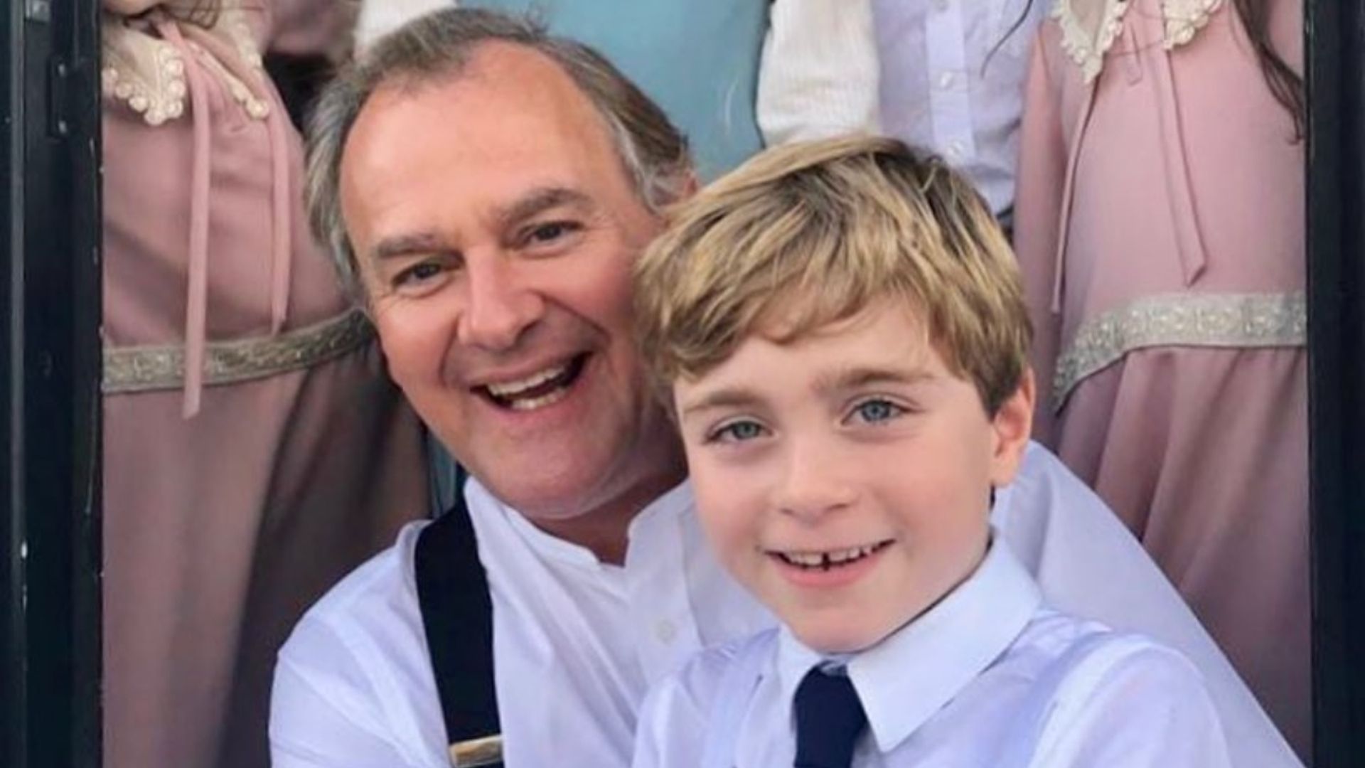 Downton Abbey Star Hugh Bonneville Shares Sweet Clip Of Onscreen Grandson Hello