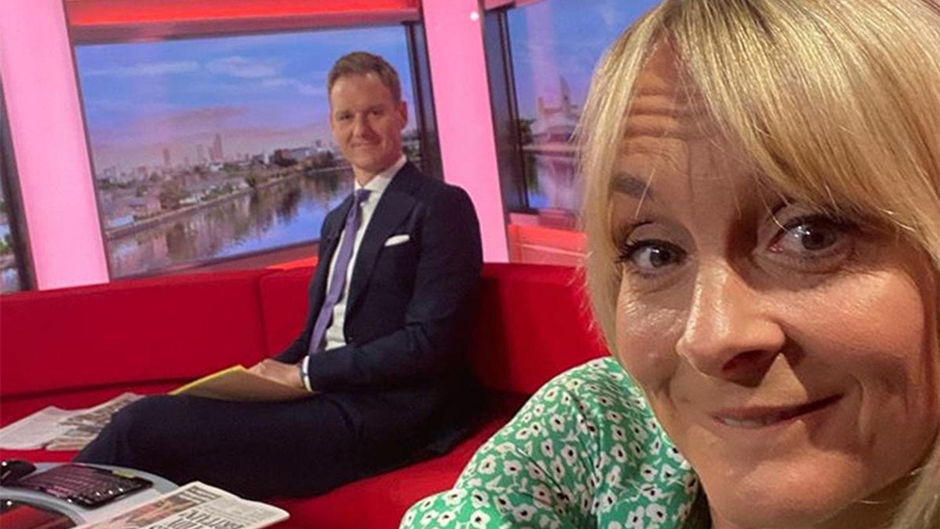 Bbc Breakfast S Dan Walker And Louise Minchin As You Ve Never Seen Them Before Hello