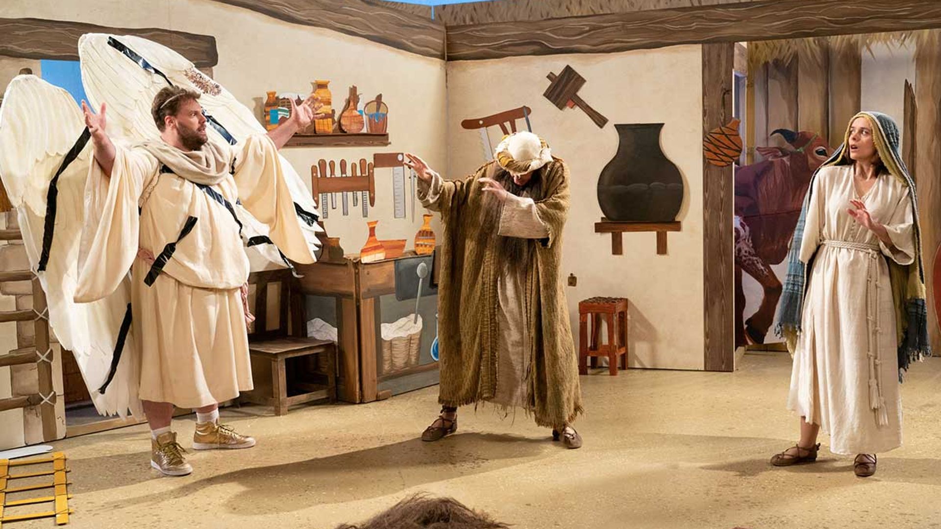 The Goes Wrong Show The Nativity meet the cast of the BBC