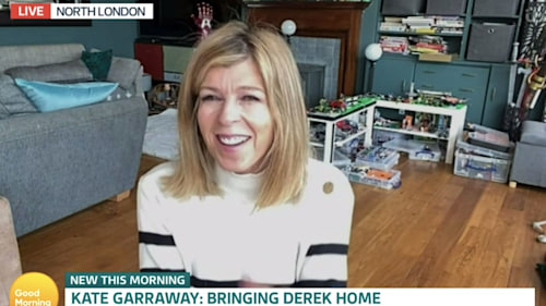 Derek Draper burst into tears after being reunited with kids and Kate Garraway at home