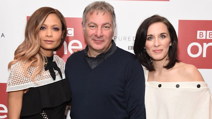 Jed Mercurio with Vicky McClure and Thandiwe Newton
