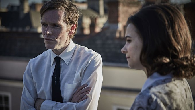 Sara Vickers and Shaun Evans in Endeavour