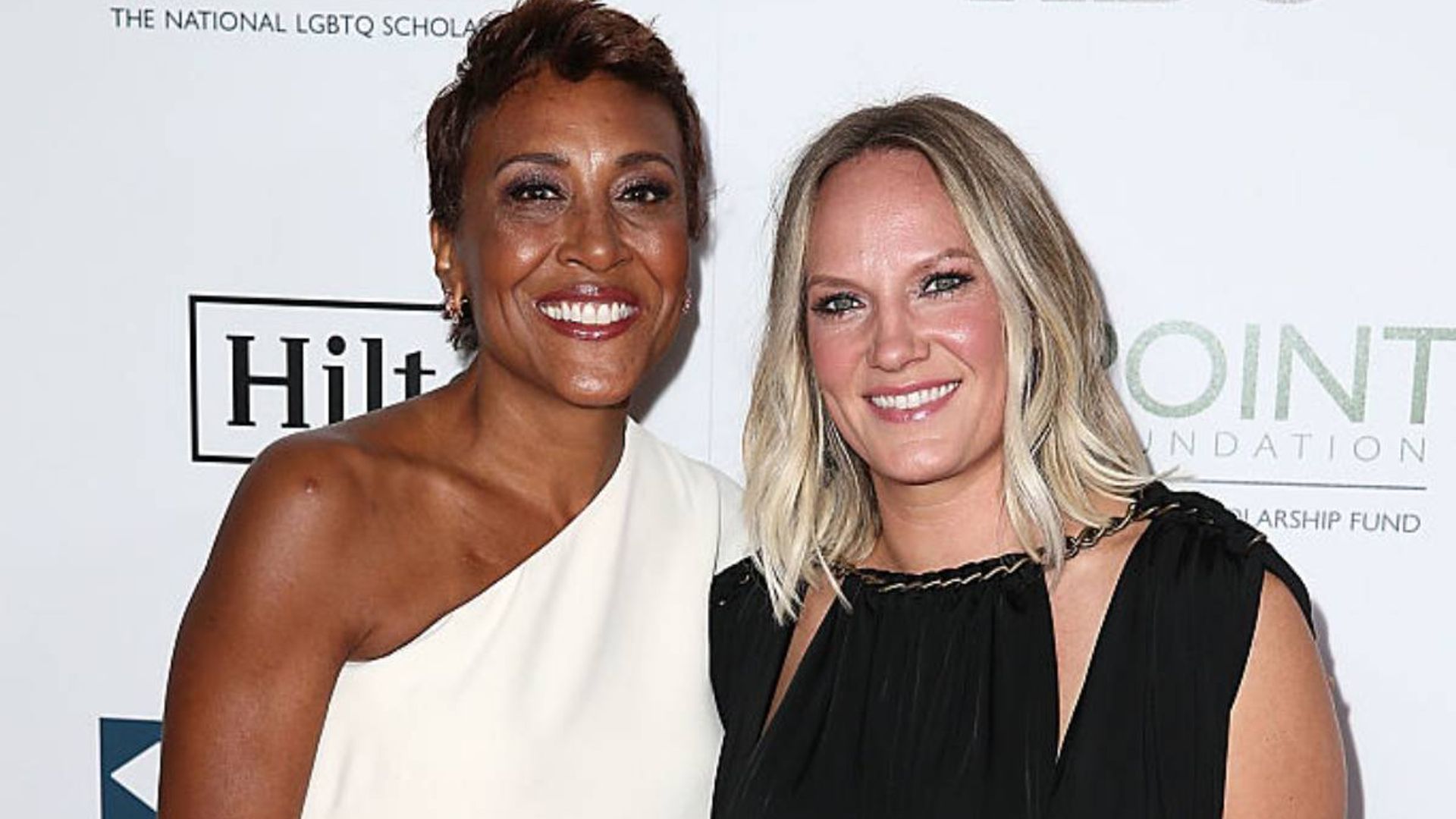 GMA's Robin Roberts and partner Amber Laign delighted to share long ...