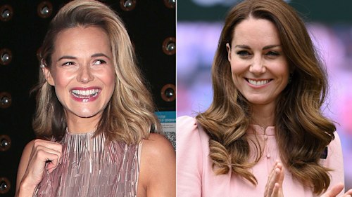 Kara Tointon completely transforms into Kate Middleton in The Windsors West End play