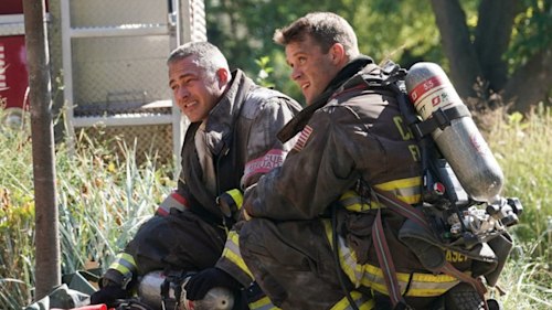 Chicago Fire stars Taylor Kinney and Jesse Spencer celebrate milestone moment with fans