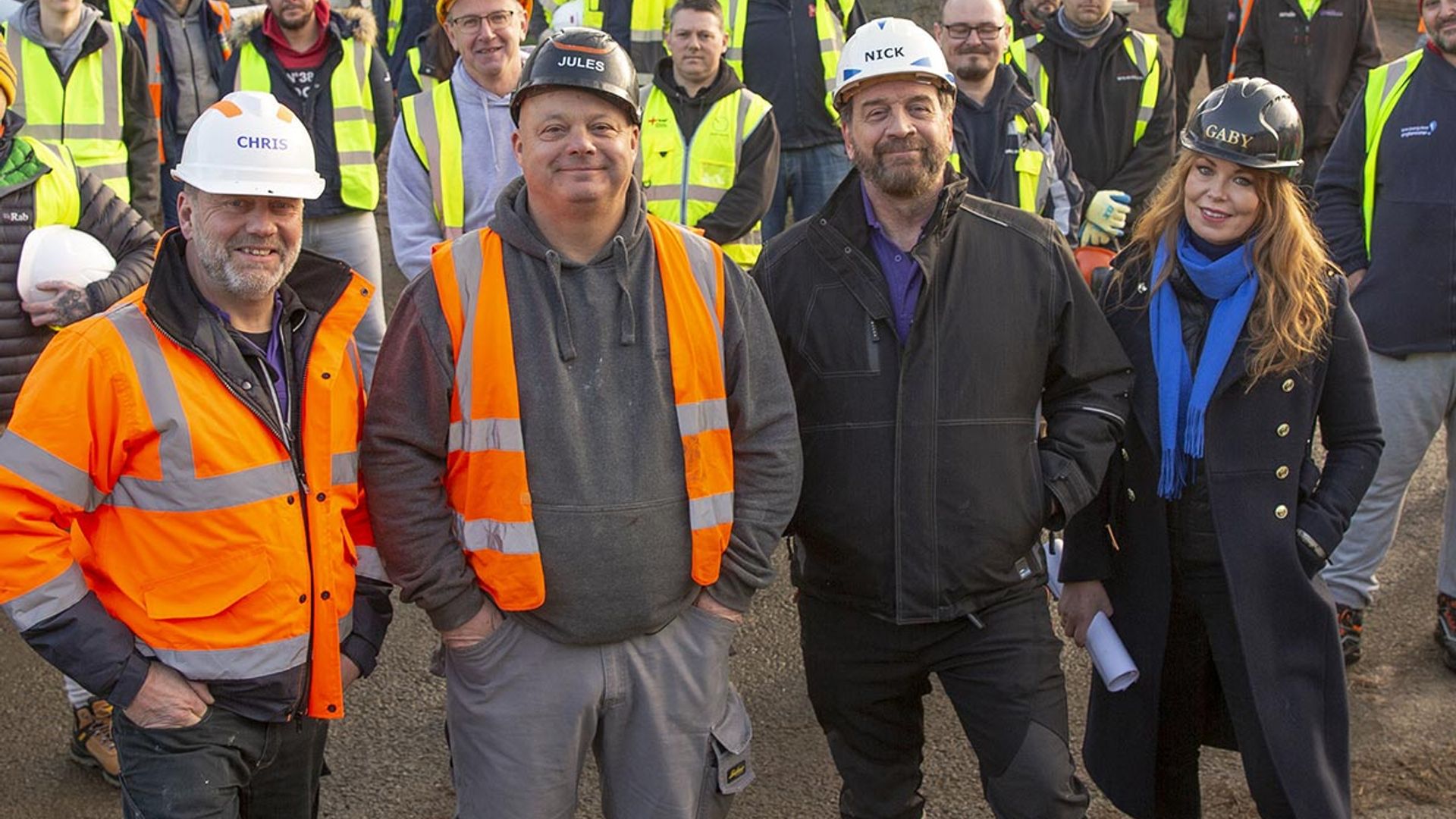 DIY SOS The Big Build meet the team including Nick Knowles here HELLO!