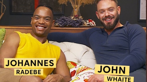 Strictly finalists Johannes Radebe and John Whaite reunite for Celebrity Gogglebox