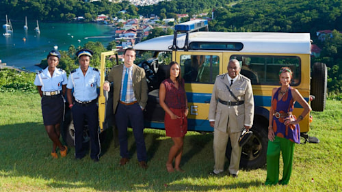 See the stars of Death in Paradise and their families