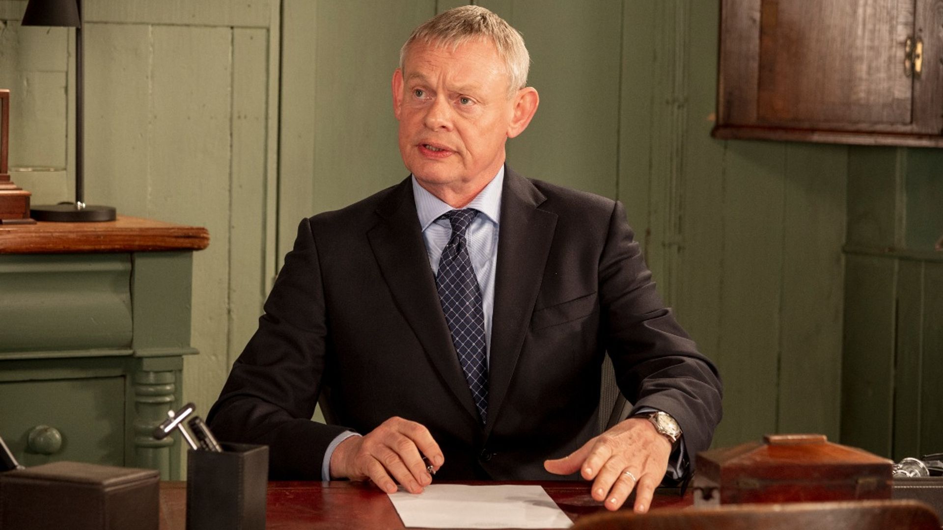 Martin Clunes reveals daughter's emotional goodbye to Doc Martin HELLO!