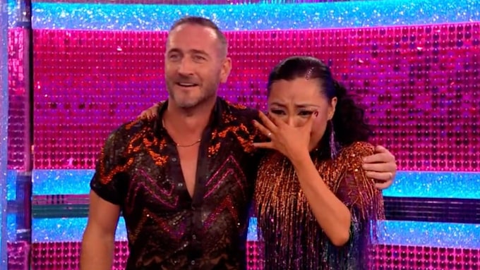 Strictly Come Dancings Will Mellor And Nancy Xu Break Down In Tears After Routine Watch Hello