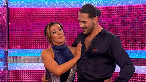 Strictly's Kym Marsh in tears as husband watches emotional dance