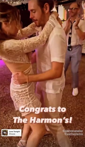 Sean and Courtney Harmon dance on wedding