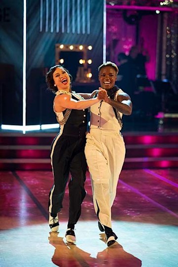 Nicola Adams and Katya Jones
