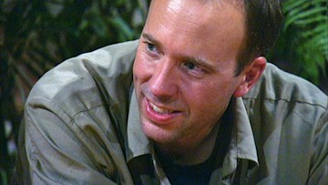 Matt Hancock smiles as he chats in the jungle