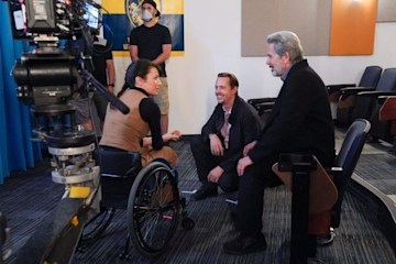 Sean Murray, Gary Cole and Margo Harshman
