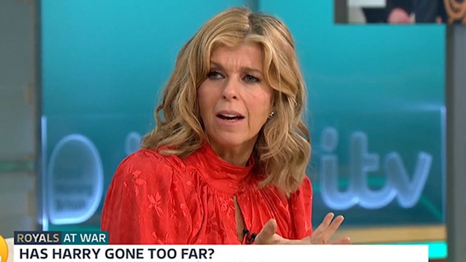 Kate Garraway comments on Spare on GMB