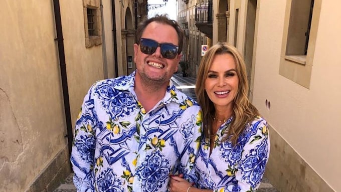 Alan Carr and Amanda Holden in Italy 