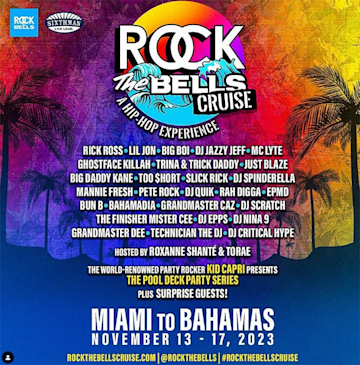 Rock Bells Cruise music lineup