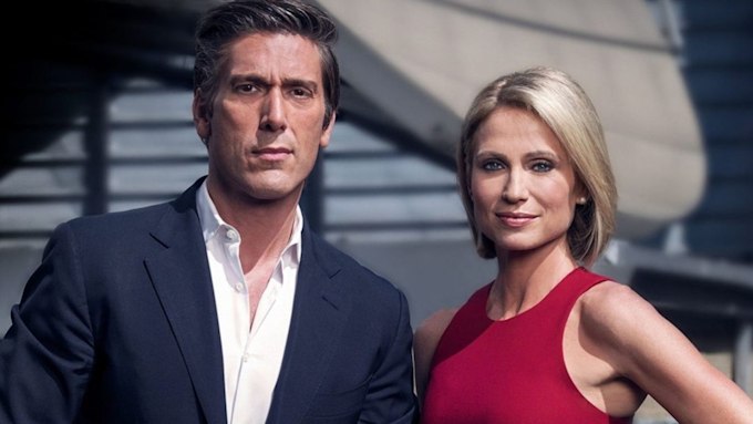 Amy Robach and David Muir
