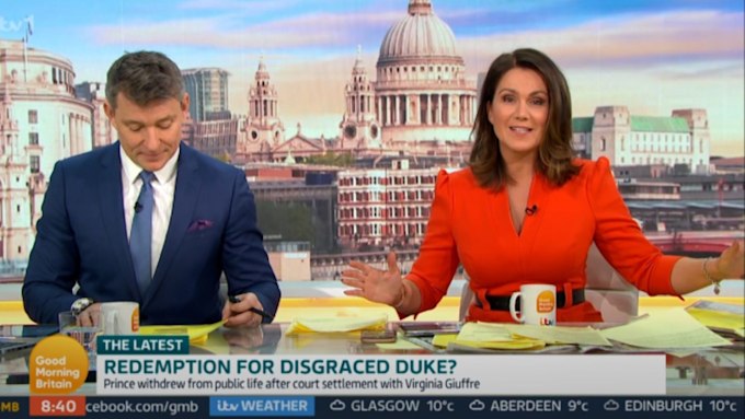Susanna Reid and Ben Shephard