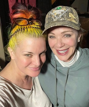Pauley Perrette with Lauren Holly
