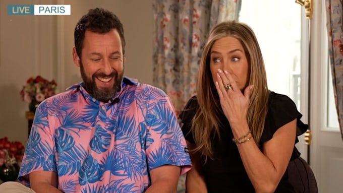 Jennifer ANiston swearing on THis Morning