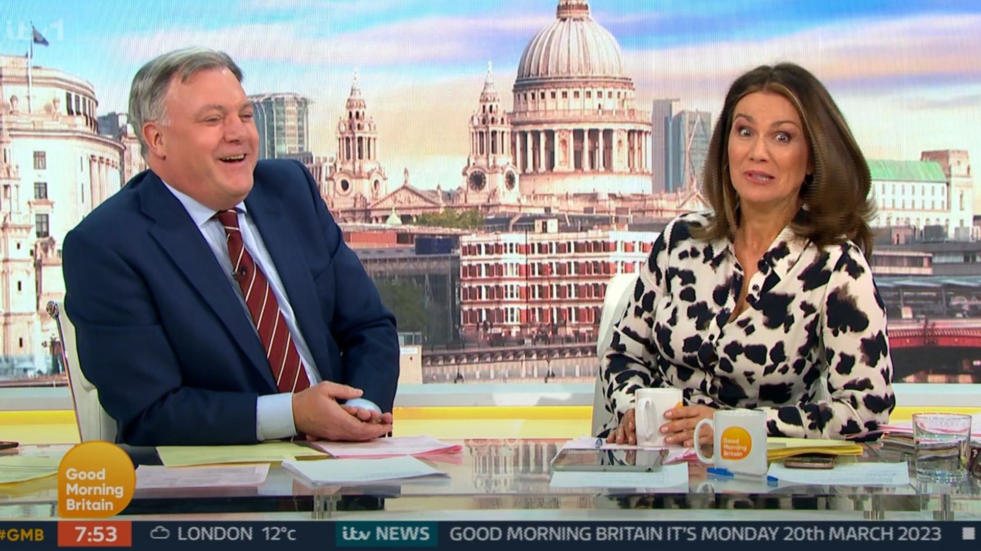 GMB’s Susanna Reid stunned after Ed Balls calls her ‘slow’ in awkward moment