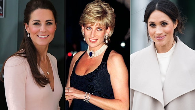 Princess Diana, Kate Middleton and Meghan Markle's lip mole