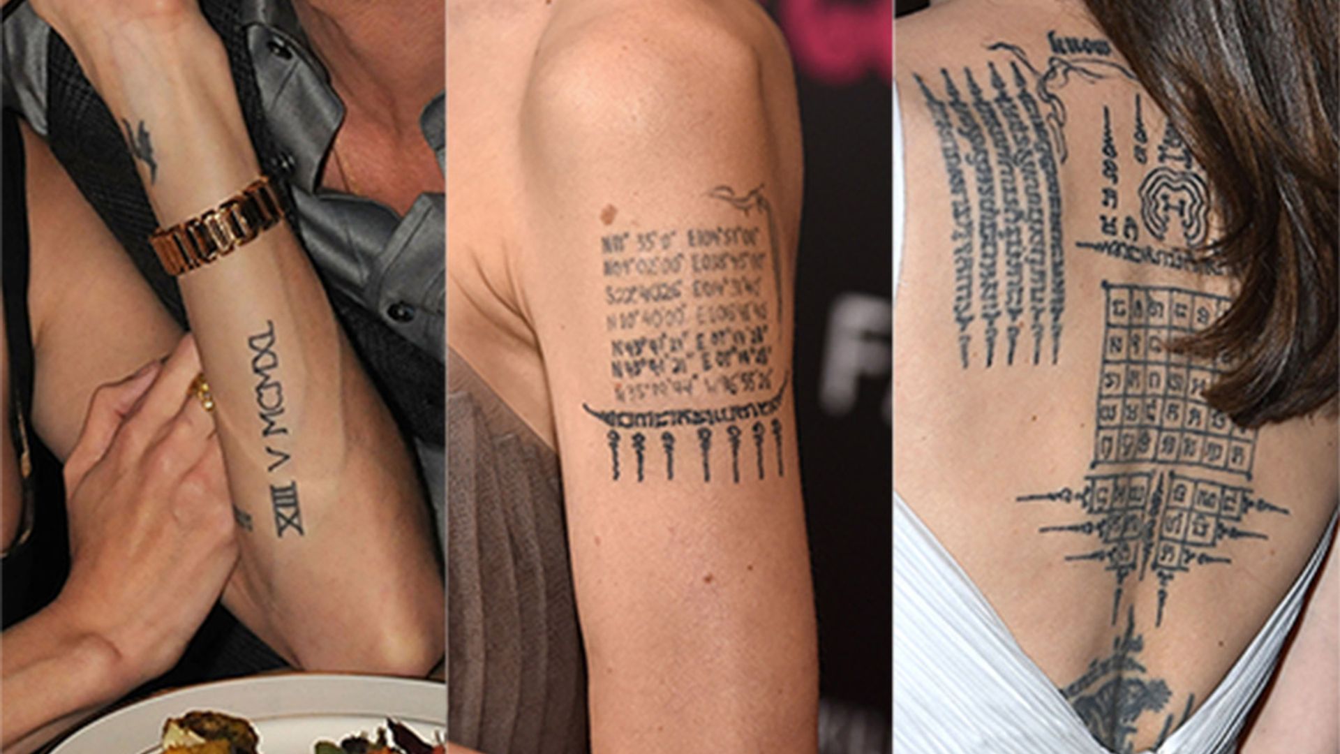 Angelina Jolie's tattoos and the sweet meanings behind them | HELLO!