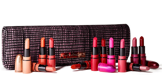 mac christmas lip set