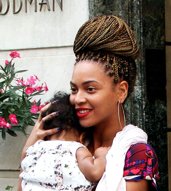 Beyonce Debuts New Blonde Braids On Outing With Blue Ivy Hello