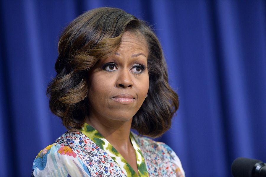 Michelle Obama Debuts New Highlights Hello