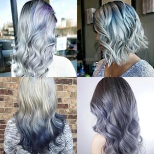 Denim hair: the trend that's sweeping the world of beauty | HELLO!