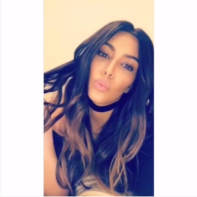 Kim Kardashian Debuts New Ombré Hairstyle In Time For Spring Hello