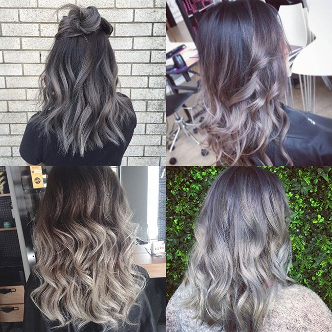 Grey ombré hair is going to be your new beauty obsession | HELLO!